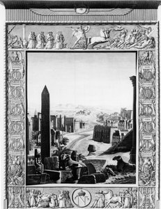 Frontispice of"""Egyiptom leírása"" - 19. század eleje alkotó: Unknown artist