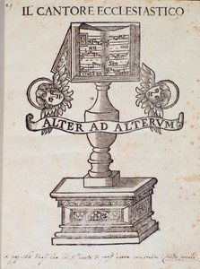 Az Il cantore ecclesiastico előképe, Giuseppe Frezza dalle Grotte alkotó: Unknown artist