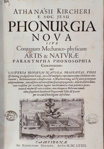 A Phonurgia nova homlokzata (1673) alkotó: Unknown artist