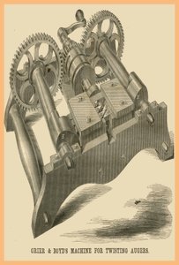 Grier - Boyds gép a csavarónyílásokhoz alkotó: Unknown Artist