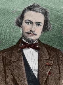 Henri Duveyrier (1840-1892), francia felfedező - Henri Duveyrier orientalista, francia utazó és geográfus portréja alkotó: Unknown artist