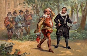 IV. Henrik francia király és Lotharingiai Henrik, Mayenne és Aiguillon hercege (1578-1621). alkotó: Unknown artist