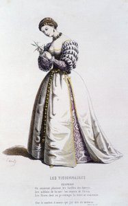 Hesperie „a látnokokban” (Jean Desmarets Saint Sorlin 1637-ben), Edouard Fournier „”francia színházában a 16. és 17. században Moliere előtt”. alkotó: Unknown artist