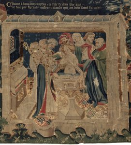 Saint Piat és Saint Eleuthère története, 13. jelenet: Blanda megkeresztelkedése alkotó: Unknown artist