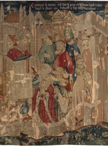 Saint Piat és Saint Eleuthère története, 3. jelenet: A Szent Piát Tournaiba küldik hithirdetésért alkotó: Unknown artist