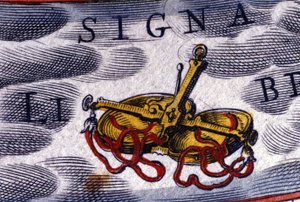 Horoszkóp: csillagjegy, Mérleg. 16. századi metszet. alkotó: Unknown artist