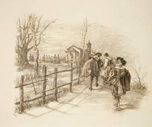 Illusztráció Alessandro Manzoni A jegyesek című regényéhez alkotó: Unknown artist