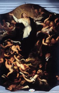 Szeplőtelen fogantatás Szent Fülöp Nerivel (festmény alkotó: Unknown artist