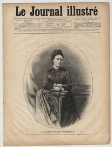 Impress Frederic - Viktória az Egyesült Királyságból (1840-1901) Victoria Adelaide Marie Louise, az Egyesült Királyság, Nagy-Britannia és Írország királyi hercegnője - Victoria, Royal Princess (Frederick császárné) - az 1894. márciusi „The Illustrous Journ alkotó: Unknown artist
