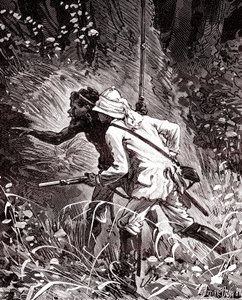 Guyanai dzsungelben a gumi (Hevoea) mezőkön alkotó: Unknown artist