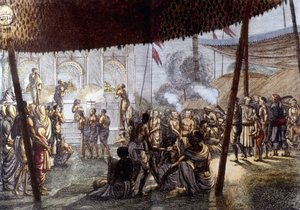 Indiai kultúra és civilizáció: Krishna szeretet ünnepe, India. Metszet 1808. alkotó: Unknown artist