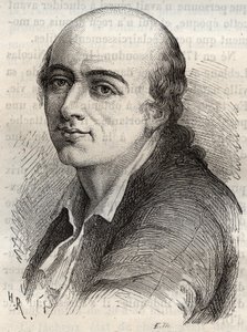 Jean-Claude Delametherie (Jean Claude la metherie) (1743-1817) francia természettudós, ásványkutató és paleontológus. alkotó: Unknown artist