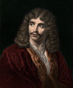 Jean Baptiste Poquelin Moliere 1622-1673 - metszet - XIX. alkotó: Unknown artist