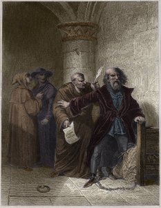 Prágai Jeromos, aki nem hajlandó lemondani - Prágai Jeromos (1379-1416) egyházi reformátor, nem hajlandó lemondani - Vésés a „népszerű böjtökbe, vagy a nép hősi cselekedeteinek történetébe és befolyásuk a tudományra, művészetre, iparra és mezőgazdaságra” í alkotó: Unknown artist