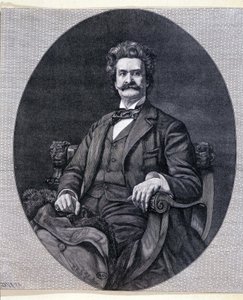 Johann II Strauss Jr. (1825-1899), osztrák zenész. alkotó: Unknown artist