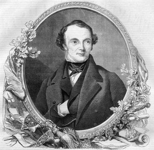 John Russell (1792-1878), brit politikus, 1860-ban készült metszet. alkotó: Unknown artist