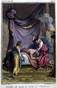 Judit levágja Holoferne fejét. alkotó: Unknown Artist