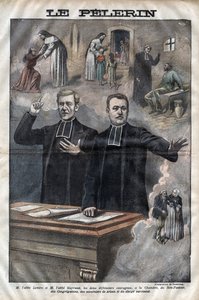 Jules Auguste Lemire (1853-1928) és Hippolyte Gayraud (1856-1911), francia egyházi és politikusok, képviselők - 1899-es „Le-Pelerin” metszet alkotó: Unknown artist