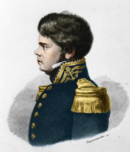 Jules Poret de Blosseville. Francia felfedező, tengerész és földrajztudós. 1802-1833. alkotó: Unknown artist