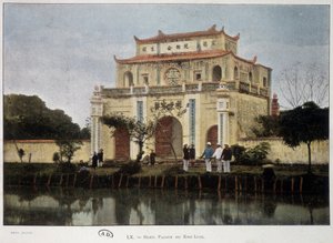Kinh-Luc Pagoda (Khin Luoc), Hanoi, c. 1895. alkotó: Unknown artist