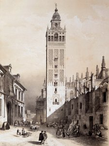 La Giralda, Sevilla, „Spanyolország híres helyszíneinek és műemlékeinek művészi és monumentális Spanyolországa”” – Don Genaro Perezde Villa alkotó: Unknown artist