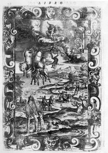 Phaeton bukása (Phaethon) – Ovide „Les Metamorphoses” című könyvében – Editions de Paris alkotó: Unknown artist