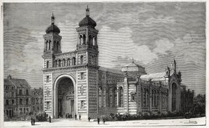 A Rameau-palota (1878-1881) Lille-ben - 1884-es metszet alkotó: Unknown artist