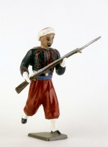 Ólomkatona: a Zouave. alkotó: Unknown artist