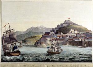 Napóleon Bonaparte kiszivárogtatása Elba szigetéről 1815.02.26. alkotó: Unknown artist