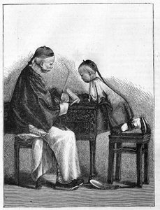 Élet Kínában a 19. században: előadás alkotó: Unknown artist