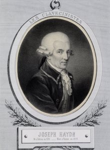 Franz Joseph Haydn (1732-1809) zenész medált portréja alkotó: Unknown artist