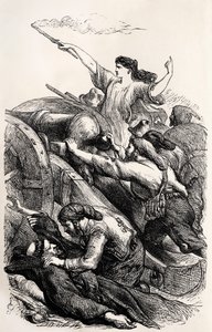 Lord Byron-illusztráció az angol költő „Childe Harold” című verséből (metszet) alkotó: Unknown artist