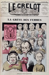 Louise Michel női sztrájkot vezet alkotó: Unknown artist
