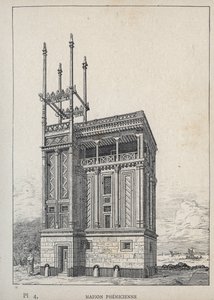 Föníciai Ház - (Föníciai Ház, Egyetemes Kiállítás, Párizs alkotó: Unknown artist