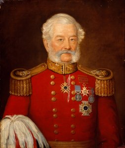 Sir Abraham Roberts vezérőrnagy, a hadsereg vezérkara alkotó: Unknown artist