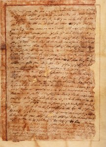 kézirat. 7. számú levél Beas de Segura szerzeteseinek. Papír. 1585. november 18. alkotó: Unknown artist