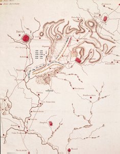 Az austerlitzi csata térképe, 1805. december 2 alkotó: Unknown artist