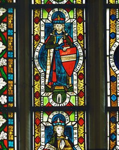 III. Leopold babenbergi márki (ólomüveg) alkotó: Unknown Artist