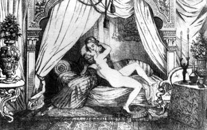 Marinette - Casanova „Életem története” című filmjében. Brüsszel 1872. alkotó: Unknown artist