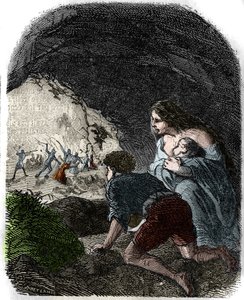 Vaudois mészárlásai a 16. században. alkotó: Unknown artist