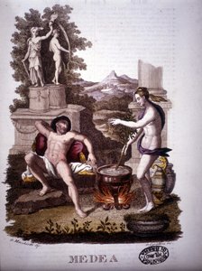 Médea - a mitológiai szótárban alkotó: Unknown artist