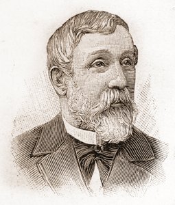 Az Academie Francaise tagjai 1895-ben: Alfred Mezieres (1826-1915) irodalomtörténész, francia politikus és esszéista portréja. alkotó: Unknown artist