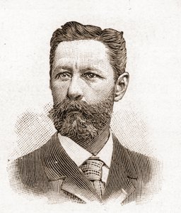 Az Academy Francaise tagjai 1895-ben: Eugene-Melchior (Eugene Melchior) de Vogue (1848-1910) francia író portréja. alkotó: Unknown artist