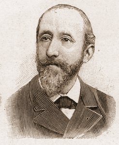 Az Academy Francaise tagjai 1895-ben: Jules Claretie (1840-1913) francia regényíró, drámaíró és kritikus portréja. alkotó: Unknown artist