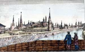 Moszkva, Moszkva. Metszés alkotó: Unknown artist