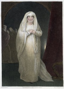 Mrs. Siddons, Lady Macbeth szerepében Shakespeare „Macbeth” című drámájában, deb. 19. század alkotó: Unknown artist