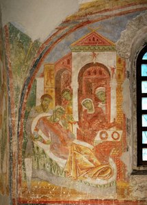 A felső-ausztriai Lambach bencés kolostor templomának freskói (freskó) alkotó: Unknown artist