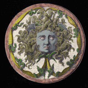 Mitológia: a Medúza, a három Gorgon egyikének ábrázolása. alkotó: Unknown artist