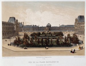 Napóleon tér és a Tuileries-palota alkotó: Unknown artist