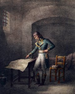 I. Bonaparte Napóleon (1769-1821) az antibes-i erőd terén augusztus 10-én alkotó: Unknown artist